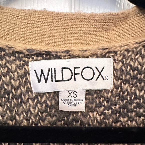 WildFox animal print cardigan - Picture 2 of 6